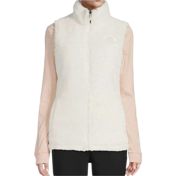 The North Face Reversible Mossbud Insulated Puffer Vest Beige Cream Size XS - Picture 4 of 14